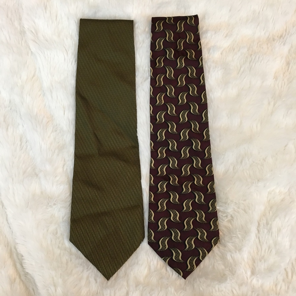 Bundle of 2 Louis Roth 100% Silk Ties